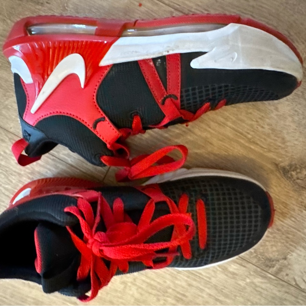 Kids Black and Red Sneakers - Picture 2 of 4